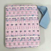 【80】ほぼ日手帳 A5サイズ 手帳カバー MALHIA KENT ピンク ツイード 未使用品 現状品_画像2