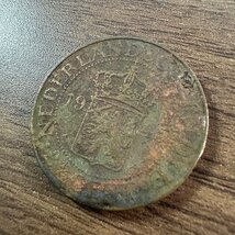 【オランダ領東インド古銭】1945年 2 1/2セント青銅貨 古銭 1枚組 総量12.2g 収集家放出品 99_画像3