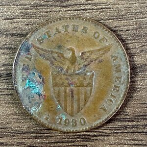 【アメリカ領フィリピン】1930年 1センタボ銅貨 1枚組 総量5.1g 収集家放出品 99