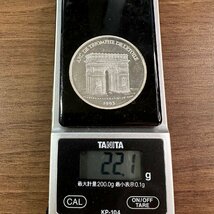 【フランス銀貨】1993年 フランス 100フラン 凱旋門シルバーコイン 1枚組 総量22.1g 収集家放出品 99_画像5