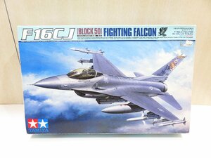 【76】1円～タミヤ ロッキードマーチン F16CJ ブロック50 FIGHTING FALCON ファイティングファルコン 1/32 プラモデル 箱キズ 現状品