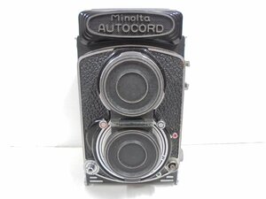 【41】1円～MINOLTA ミノルタ AUTOCORD オートコード 二眼レフ ROKKOR 1:3.2 f=75mm フィルムカメラ 動作未確認 ジャンク扱い