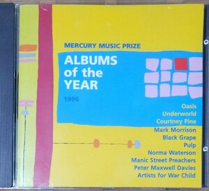 W69■V.A.「MercuryMusicPrize AlbumsOfTheYear1996」CD OASIS RADIOHEAD PULP UNDERWORLD