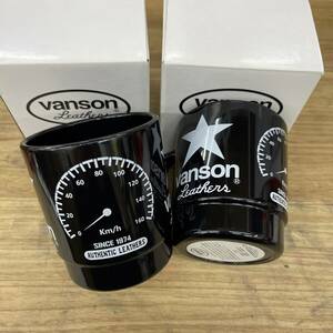 送料無料S83926 VANSON バンソン マグカップ コップ コーヒーカップ 2個 ノベルティ 美品