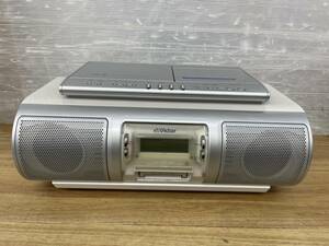 送料無料S83205 CD MD カセット ラジオ ラジカセ ポータブルシステム ビクター RC-X5MD-W Victor