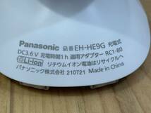 送料無料S84301 Panasonic パナソニック 頭皮エステ EH-HE9G サロンタッチタイプ スパイラル シルバー ヘッドスパ 美品 良品_画像4