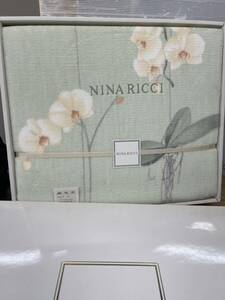 送料無料S83944 ニナリッチ 綿毛布 Nina Ricci 140×200cm未使用