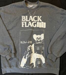 Black Flag ブラックフラッグ トレーナー スウェット シャツ フガジ fugazi haagen dazs 野村訓市 着用 ミッキー Mickey Mouse 