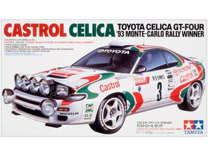 全国送料無料 タミヤ 1/24 スポーツカーシリーズ No.125 カストロール セリカ 1993年 モンテカルロラリー優勝車 プラモデル 24125