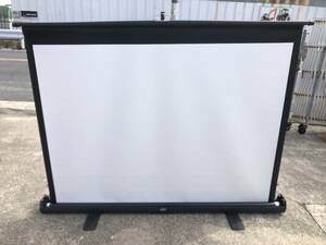 K-830 Sanwa Supply 100-PRS007 72 -inch independent type floor put type projector screen case one body meeting pre zen home theater . industry 