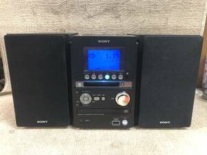 K-1058 SONY ソニー MD/CD/カセット/USB Hi-Fi オールインワンコンポ CMT-M35WM 