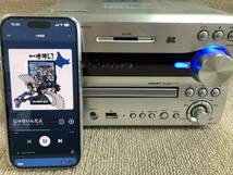 【ジャンク】 K-1152 ONKYO オンキョー コンポ NFR-7TX CD/USB/Bluetooth ブルートゥース 本体のみ_画像3