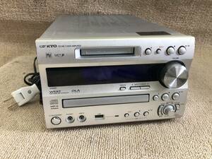 ジャンク K-1163 ONKYO オンキョー FR-N7FX CD/MD/USB チューナーアンプ コンポ