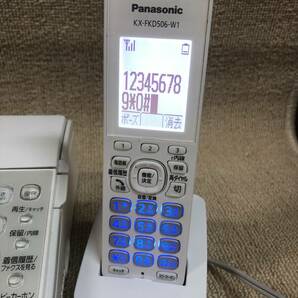 SDカード対応 K-1060 ☆パナソニック Panasonic デジタルコードレス KX-PZ710 KX-FKD353-W2 KX-FKD506-W1 子機1台付き FAX ファックス 電話の画像4