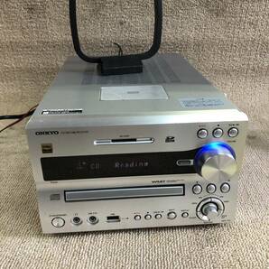 【ジャンク】 K-1152 ONKYO オンキョー コンポ NFR-7TX CD/USB/Bluetooth ブルートゥース 本体のみの画像1