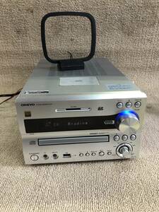 【ジャンク】 K-1152 ONKYO オンキョー コンポ NFR-7TX CD/USB/Bluetooth ブルートゥース 本体のみ