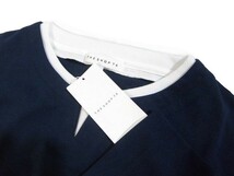 C火03126新品▼ タケオキクチ フェイクレイヤード キーネック 長袖カットソー 【 M 】 ポンチ 長袖Tシャツ ロンT THE SHOP TK 光沢感_画像4