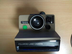 * [ valuable ]POLAROID LAND CAMERA 1500 Polaroid camera ( flash attaching ) *
