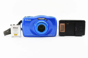 【良品】 ニコン Nikon クールピクス COOLPIX W100 ブルー 防水 コンパクトデジタルカメラ #2099191