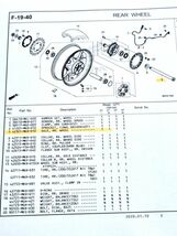 12-K◆ホンダ CBR1000RR SC82 2020~23 チタン合金 リアアクスルシャフト ホンダパーツナンバー 42301-MKR-D10 チタンボルト_画像10