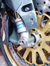 3◆M18xP1.5 チタン合金 フロントアクスルボルト ホンダ CB1000R,CBR1000RR-R,VFR1200,ST1300,スズキ GSX-R1000/750/600,GSX1300R,GSF1250_画像7