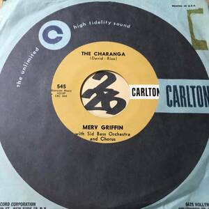 新品同様 バカラック＆デヴィッド作曲/南国憧憬’61 MERV GRIFFIN THE CHARANGA / ALONG CAME JOE VA-The Groove! Belgium Popcorn収録