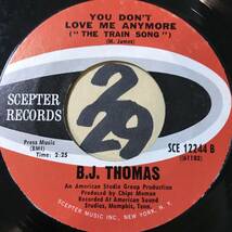 試聴 Chips Moman制作サザン・ソウル B.J. THOMAS IT’S ONLY LOVE 両面EX SOUNDS EX+ _画像2