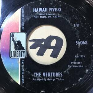 試聴 1969年ビーチ・パーティー THE VENTURES HAWAII FIVE-O 両面VG++ SOUNDS EX VA-Meanwhile, Back At The Go Go収録 