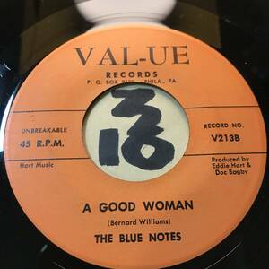 試聴 新品/DOO-WOP 1960 THE BLUE NOTES A GOOD WOMAN 