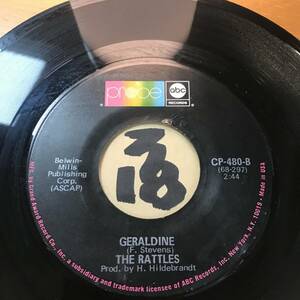 試聴 イントロ・ドラムブレイク THE RATTLES THE WITCH / GERALDINE 両面EX+ 1970 