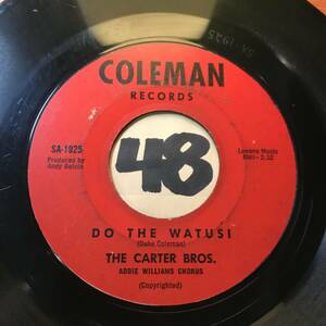 試聴 THE CARTER BROS. DO THE WATUSI / CONSIDER YOURSELF 両面VG(+) SOUNDS VG+ 1964 