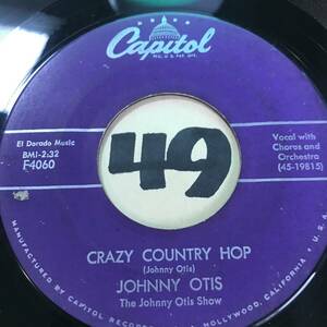 試聴 ボー・ディドリー・ビート’58 JOHNNY OTIS CRAZY COUNTRY HOP 両面EX SOUNDS EX+ 