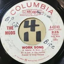 THE MODS WORK SONG 両面VG++ 1966年_画像1