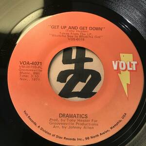 試聴 DRAMATICS GET UP AND GET DOWN 両面NM 1971 