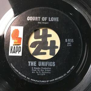 試聴 THE UNIFICS COURT OF LOVE 両面NM 