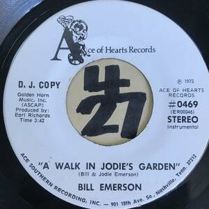試聴 新品 BILL EMERSON A WALK IN JODIE’S GARDEN ファンキーHIPHOPドラムスでカントリー・ロック