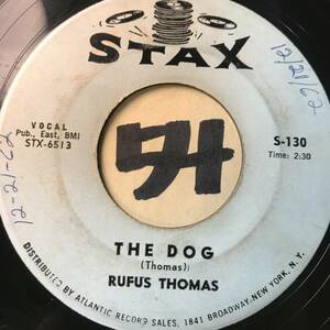 試聴 RUFUS THOMAS THE DOG 両面VG++ 