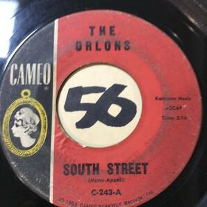 試聴 THE ORLONS SOUTH STREET 両面VG SOUNDS VG+ の画像1