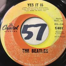 試聴 THE BEATLES TICKET TO RIDE / YES IT IS 両面VG(+) SOUNDS VG+ _画像2