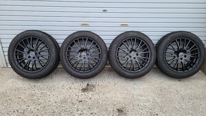 ENKEI エンケイ 17×7J +48 215/50R17 PCD 100/5穴 BRIDESTONE VRX2 2021年製 タイヤ アルミ ホイール4本セット プリウス レガシィ BRZ 86