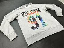 volcom☆ボルコム☆スウェットトレーナー☆M☆ロゴプリント☆グレー☆送料無料_画像1