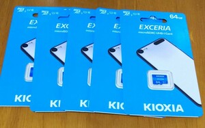 新品 キオクシア microSDカード64GB 海外製品 1枚