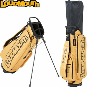 1円★ラウドマウス　LM-CB0019 8.5型 スタンド キャディバッグ　Yellow（993）イエロー ★Loudmouth ビッグロゴ仕様★