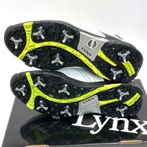 ★Lynx リンクス LXSH-7568 ソフトスパイク ゴルフシューズ(27.0cm)★軽量/幅広3.5E/スティンガー3/スパイクシューズ★_画像4