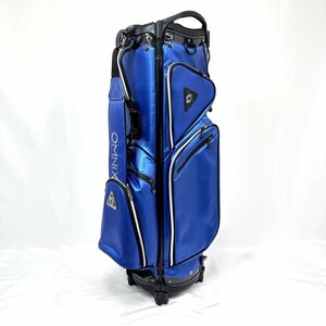 1円/展示サンプル品★OMNIX オムニクス CARBON CADDIE BAG カーボン キャディバッグ（ブルー）9型 軽量モデル★