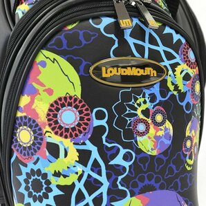 1円★ラウドマウス LM-CB0022 キャディバッグ 9.5型 Geometry Skull（372）ジオメトリースカル★LOUDMOUTH/世界数量限定50本モデル★の画像8