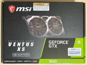 MSI GeForce GTX 1650 VENTUS XS 4G OC ☆ 補助電源不要