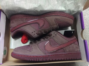 Nike SB Dunk Low PRM City of Love Burgundy US8.5 26.5cm ナイキ エスビー ダンク ロー シティ オブ ラブ バーガンディー