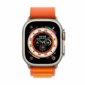 【アウトレット大特価】圧倒的美品！Apple Watch Ultra GPS+Cellularモデル 49mm MQFM3J/A [オレンジアルパインループ L]
