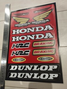 HONDA ステッカー　14枚セット（1シート分） MotoGP　バイクステッカー　ホンダ　ホンダステッカー　MOTO　HRC　